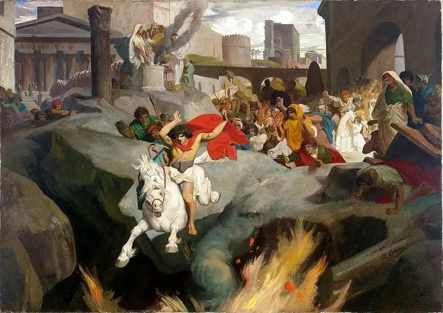 Le saut de Mettius Curtius - Jean-Léon Gérôme