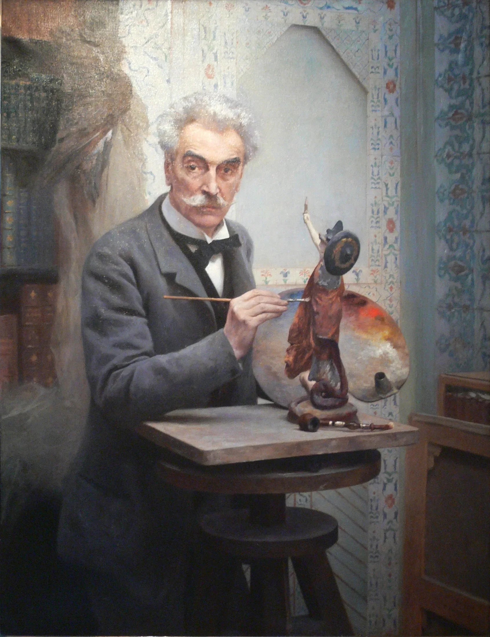 Le Sculpteur au travail - Fernand Cormon image 1 tableau peint à l’huile sur toile
