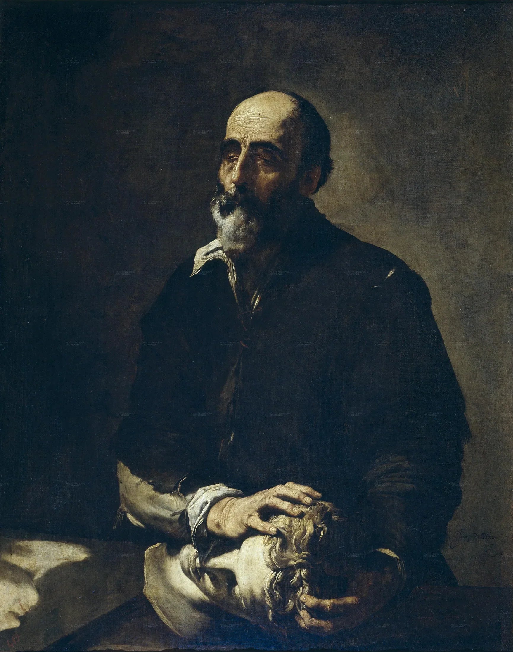 Le sculpteur aveugle - Jusepe de Ribera image 1 reproduction de peinture à l’huile