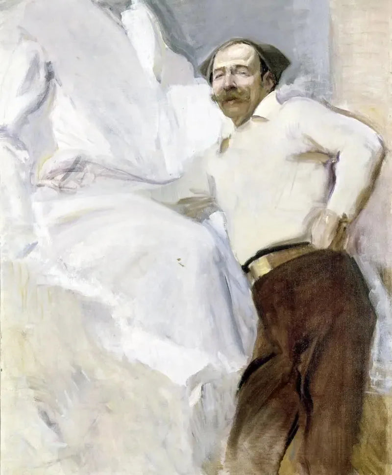 Le sculpteur, Mariano Benlliure et Gil - Joaquín Sorolla