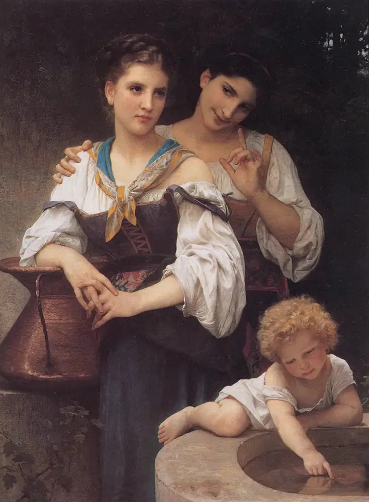 Le Secret - Bouguereau image 1 tableau peint à l’huile sur toile