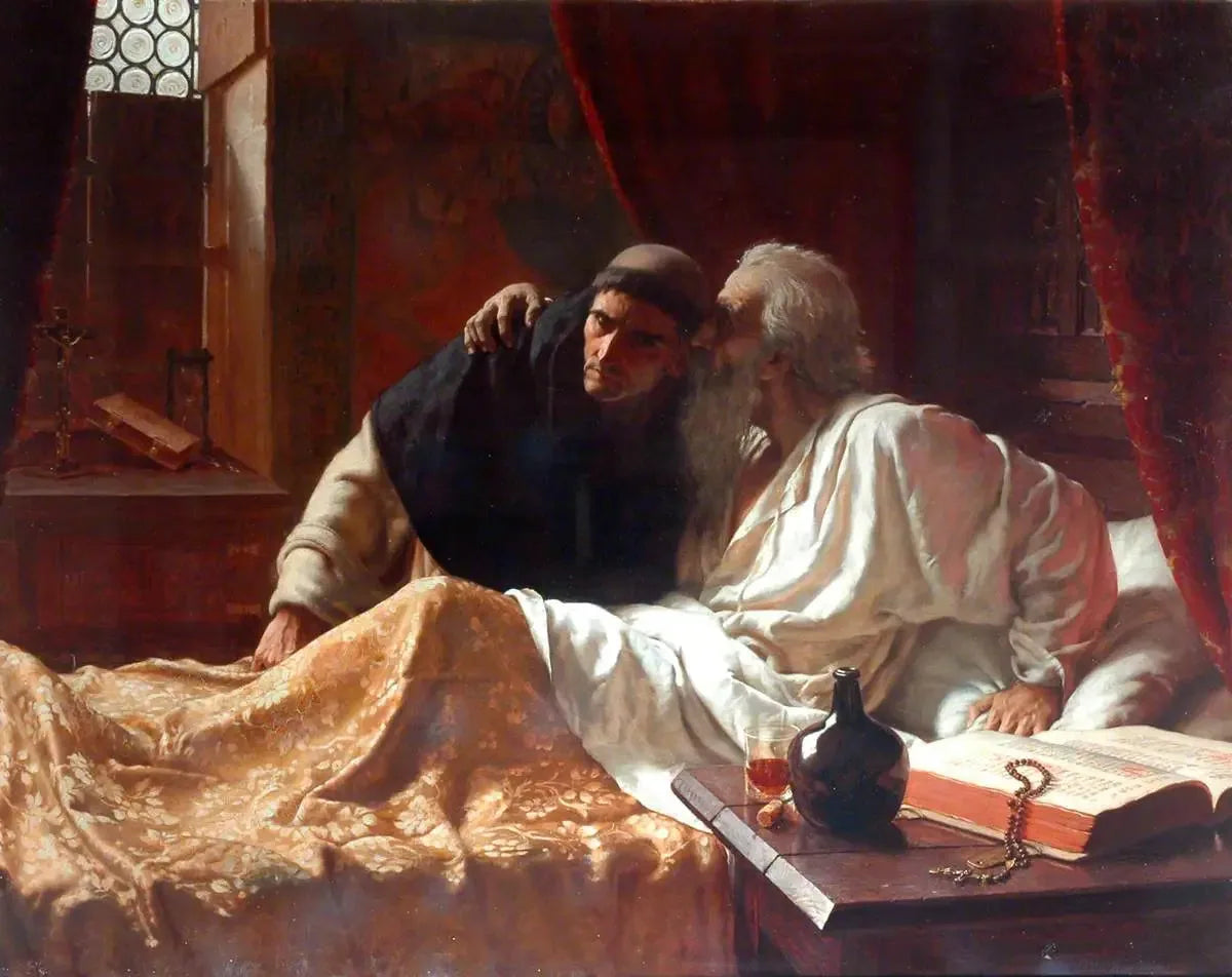 Le secret - Edmund Blair Leighton image 1 copie de tableau peinte à la main