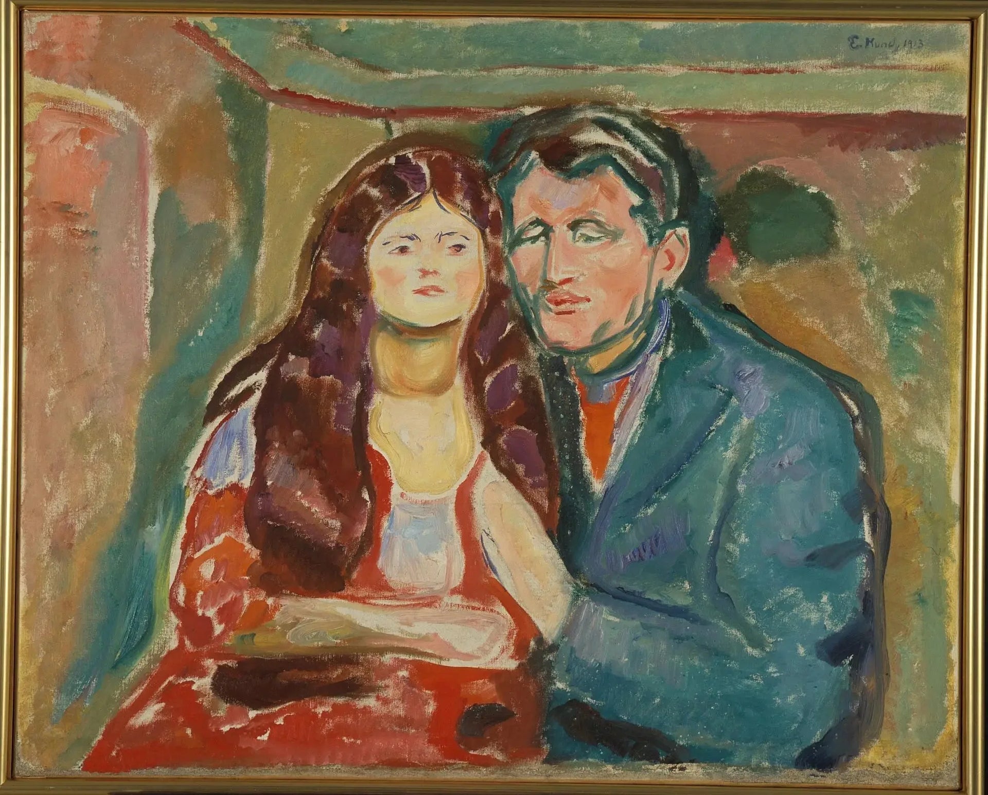 Le Séducteur - Edvard Munch image 1 copie peinte à la main à l’huile