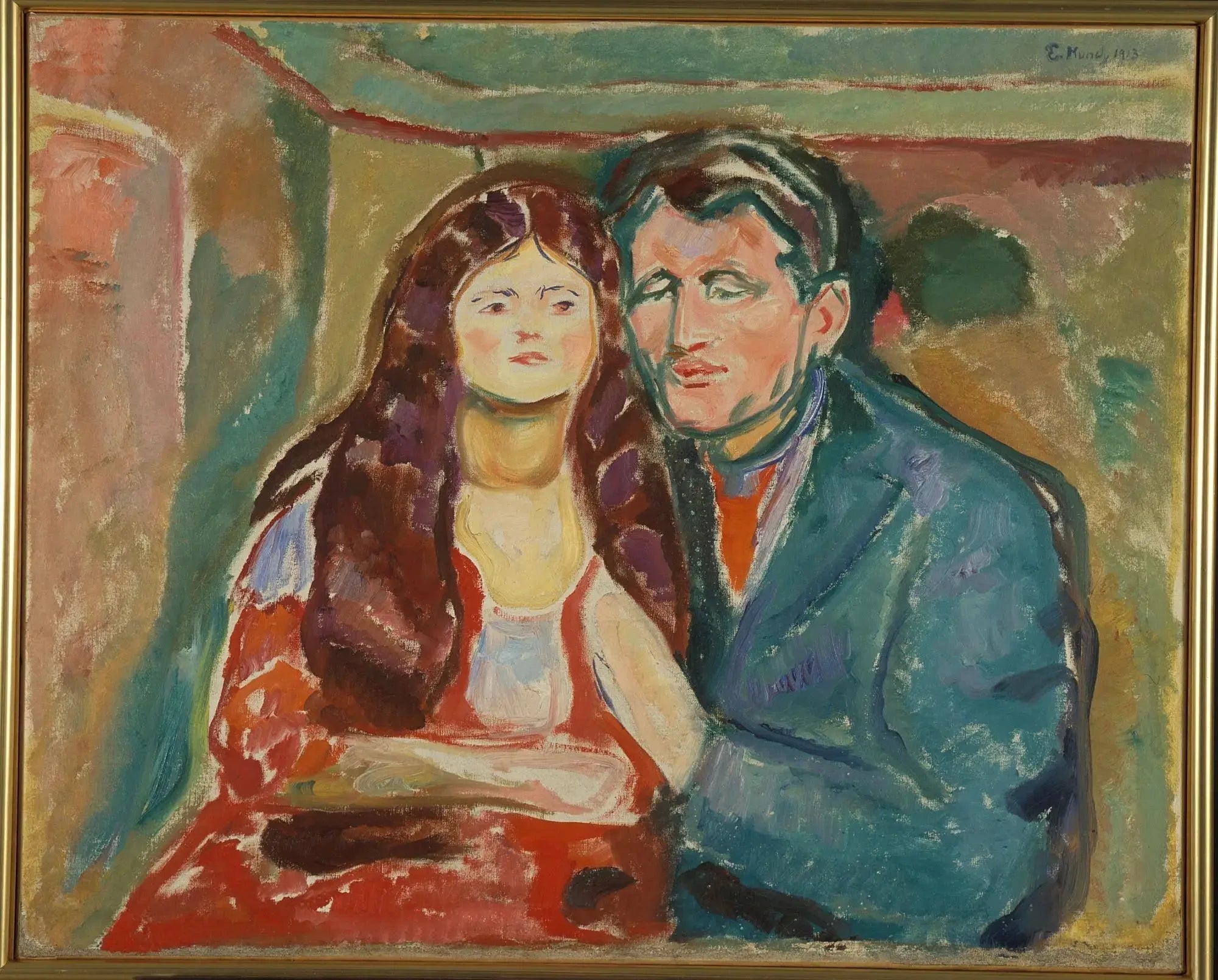Le Séducteur - Edvard Munch image 1 copie peinte à la main à l’huile