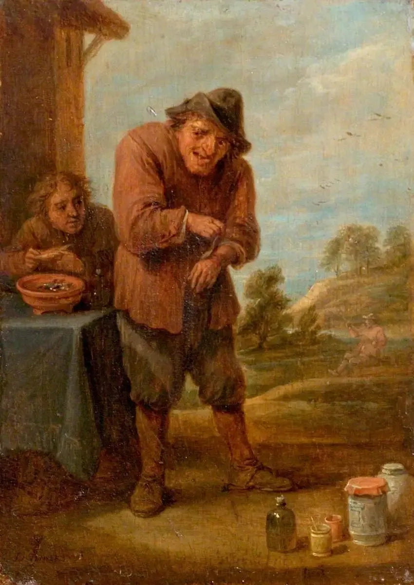 Le sens du sentiment - David Teniers le Jeune image 1 tableau peint à l’huile sur toile