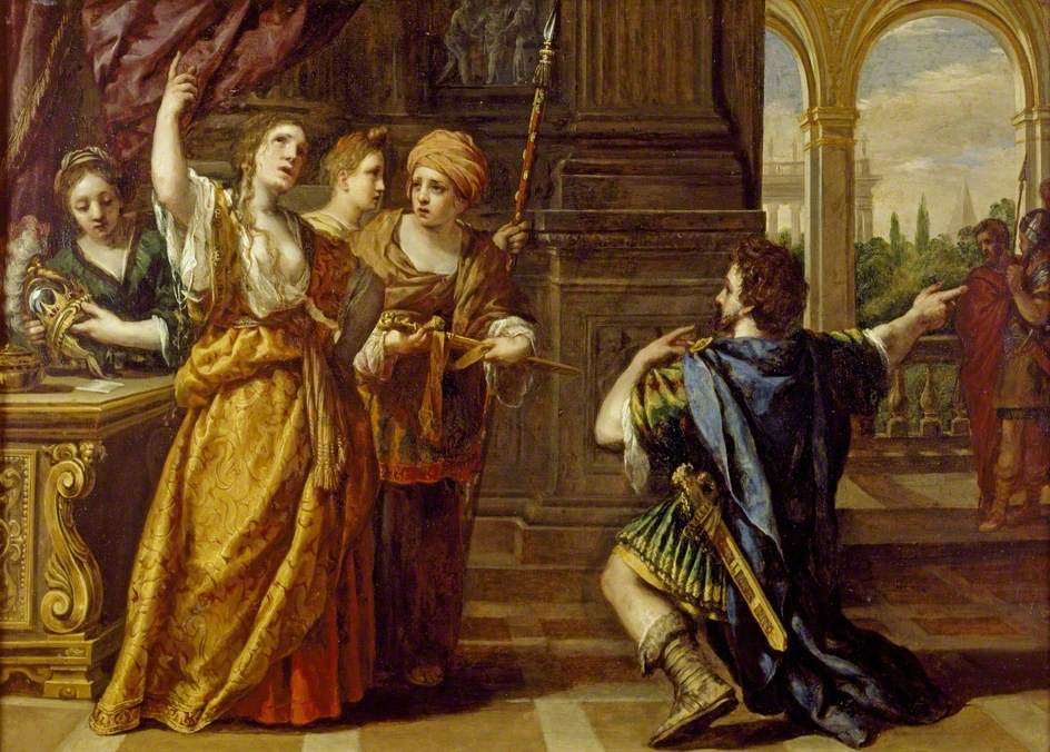 Le serment de Sémiramis - Pietro da Cortona image 1 reproduction de peinture à l’huile