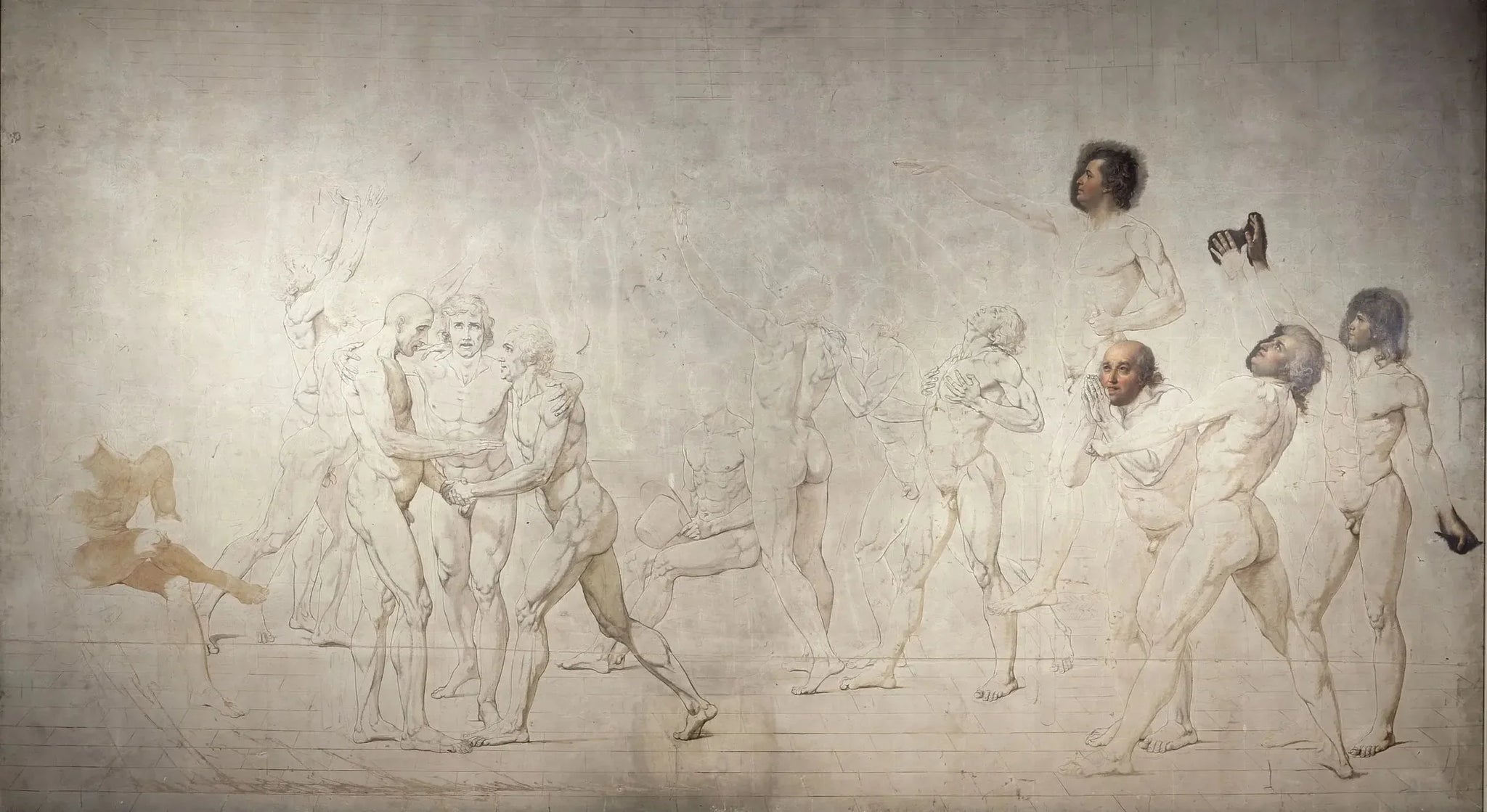 Le Serment du jeu de paume - Jacques-Louis David image 1 copie peinte à la main à l’huile