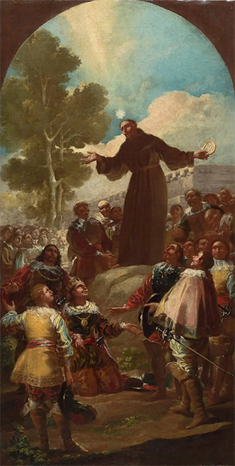 Le sermon de saint Bernardin de Sienne - Francisco de Goya
