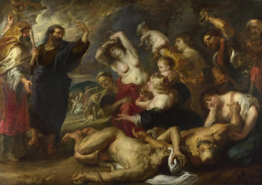Le serpent d'airain - Peter Paul Rubens