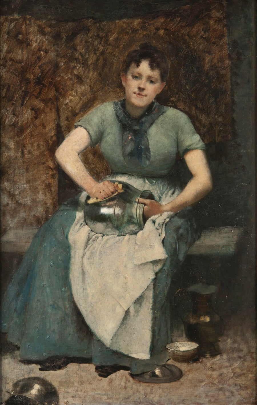 Le Serviteur - Alexandre Falguière image 1 reproduction artisanale de tableau