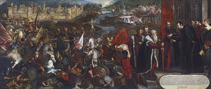 Le Siège d'Asola - Jacopo Tintoretto