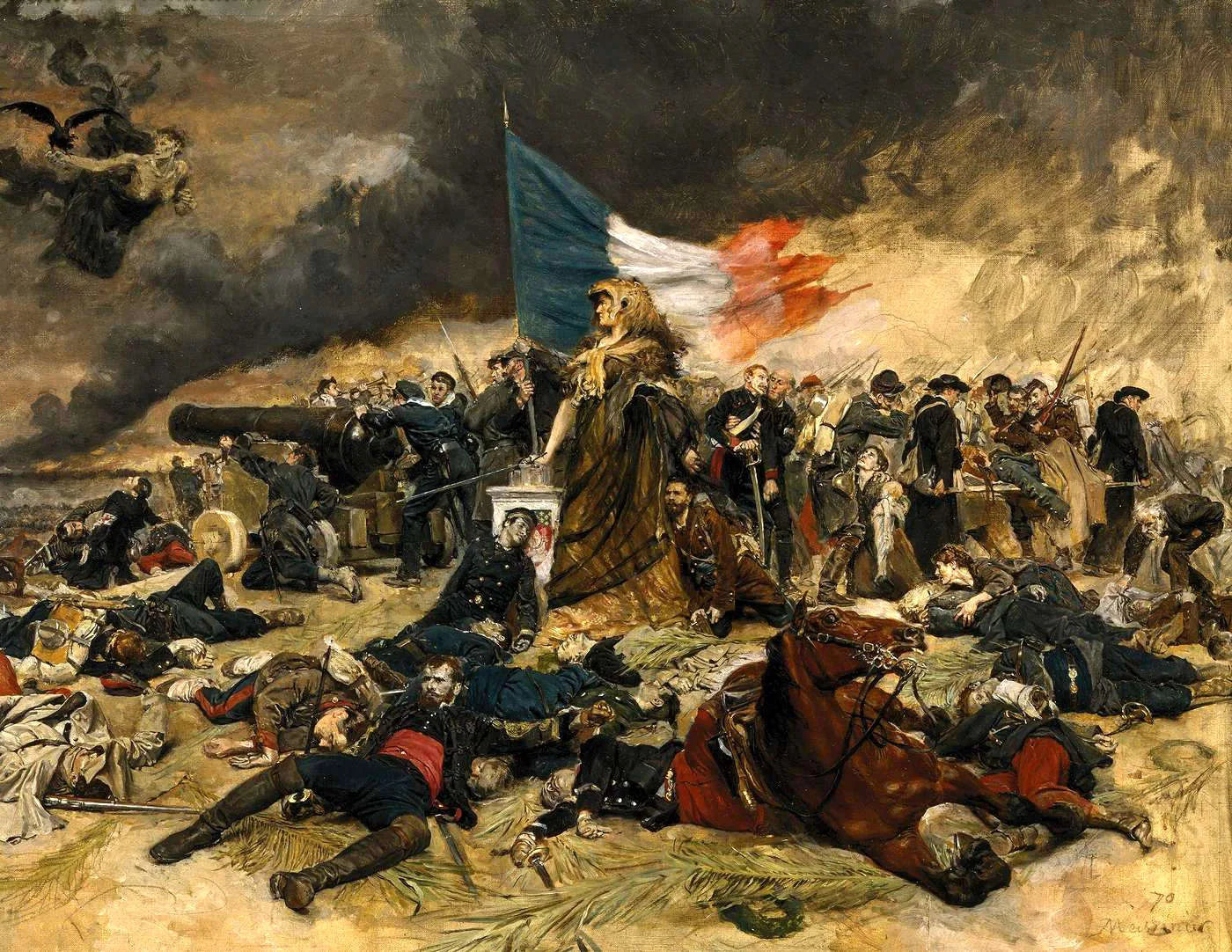 Le Siège de Paris (1870-1871) - Ernest Meissonier image 1 reproduction de peinture à l’huile