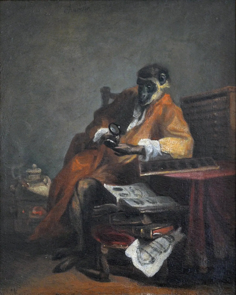 Le Singe antiquaire - Jean Siméon Chardin