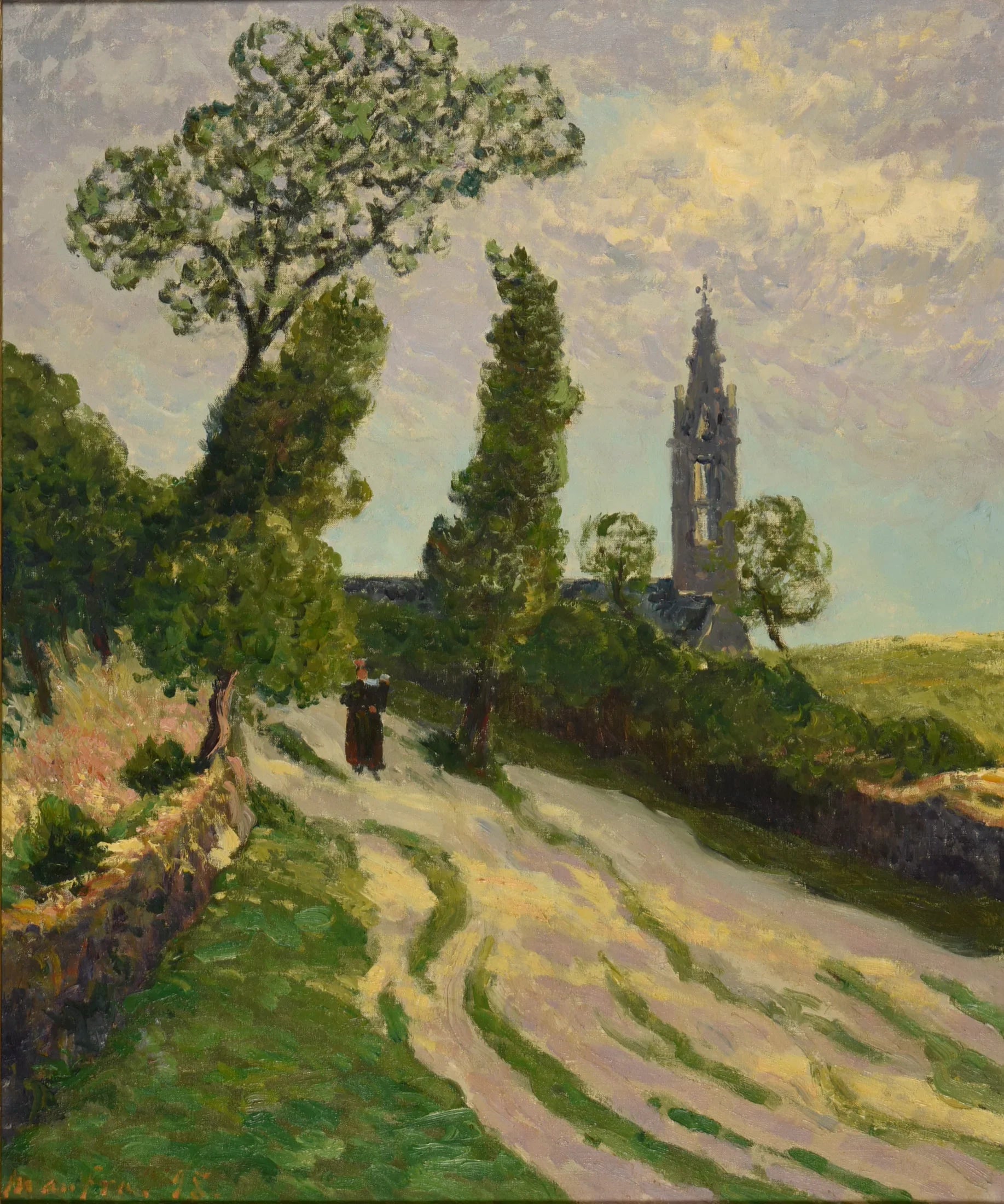 Le soir avant la pluie - Maxime Maufra image 1 reproduction d’œuvre d’art à l’huile