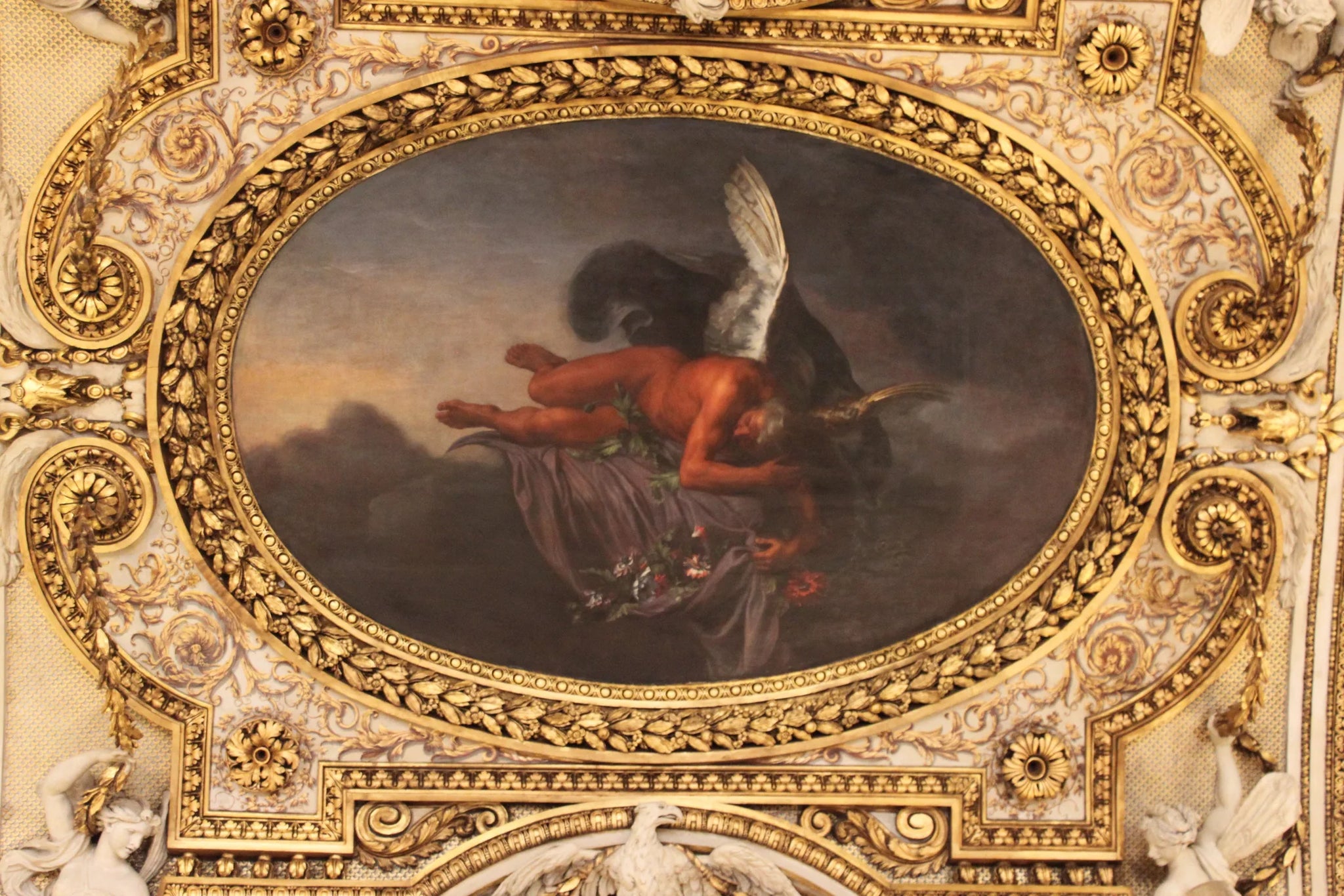 Le Soir - Charles Le Brun image 1 reproduction artisanale de tableau