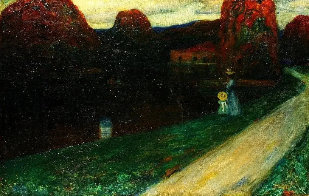 Le soir. - Vassily Kandinsky image 1 reproduction réalisée par Alpha Reproduction