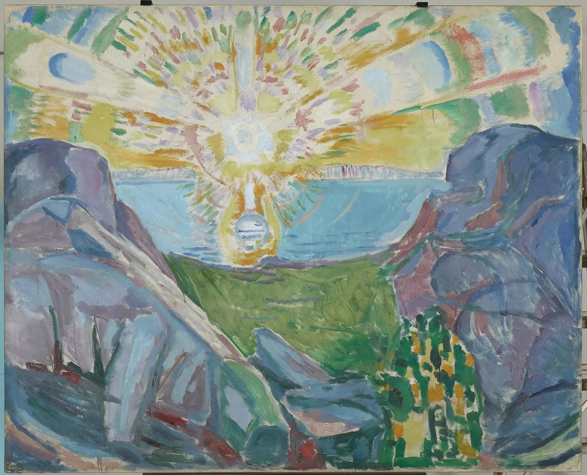 Le Soleil - Edvard Munch image 1 reproduction réalisée par Alpha Reproduction