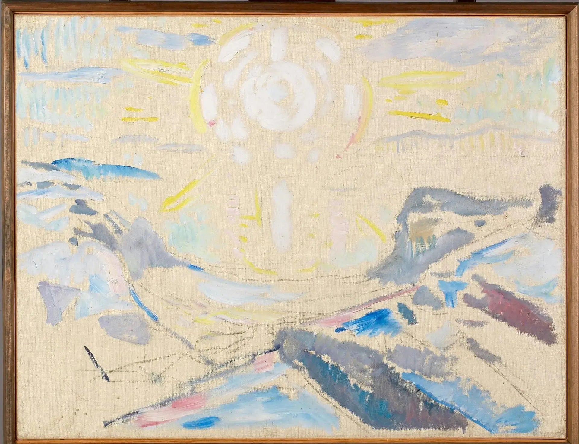 Le Soleil - Edvard Munch image 1 reproduction de peinture à l’huile