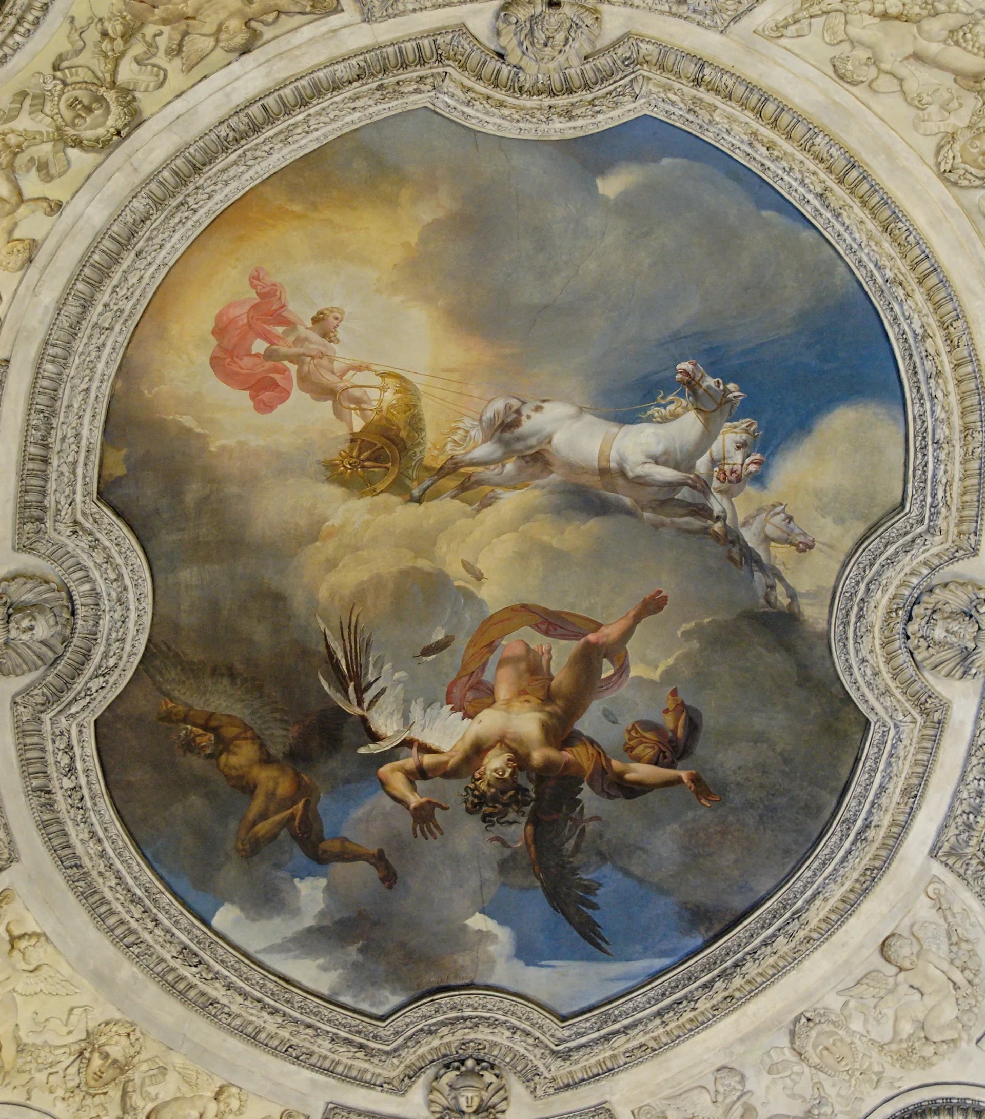 Le Soleil. La Chute d'Icare - Merry-Joseph Blondel image 1 copie peinte à la main à l’huile