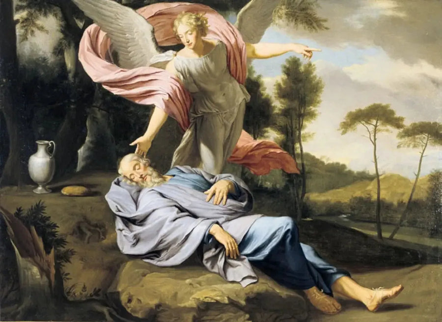 Le Sommeil d'Élie - Louis Jean François Lagrenée