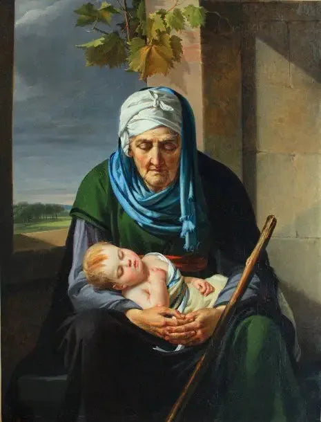 Le Sommeil de l'enfance et celui de la vieillesse - Marie-Guillemine Benoist