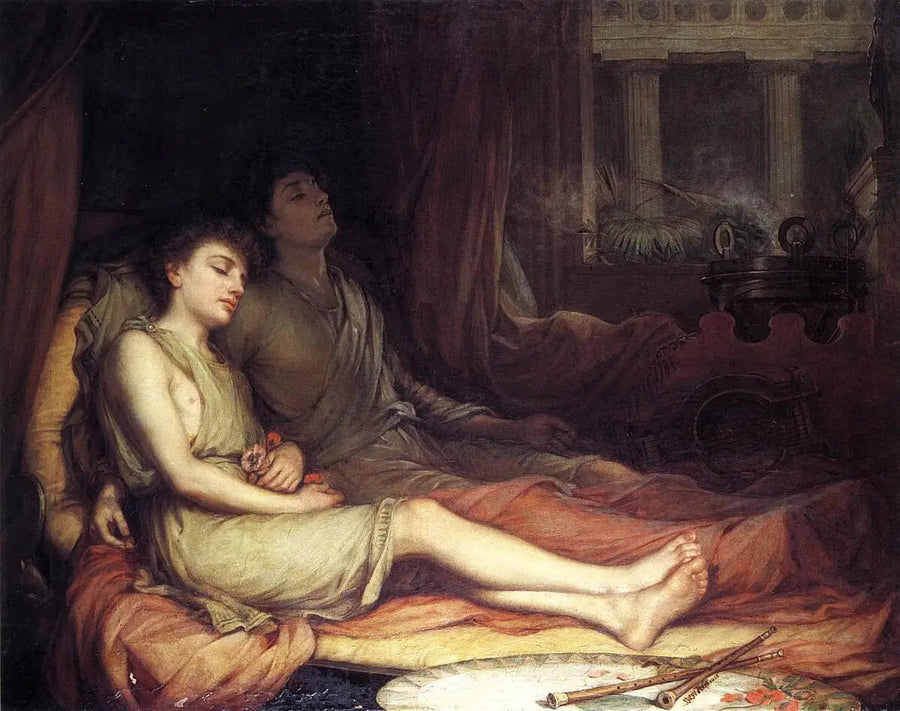Le sommeil et la mort de son demi-frère - John William Waterhouse