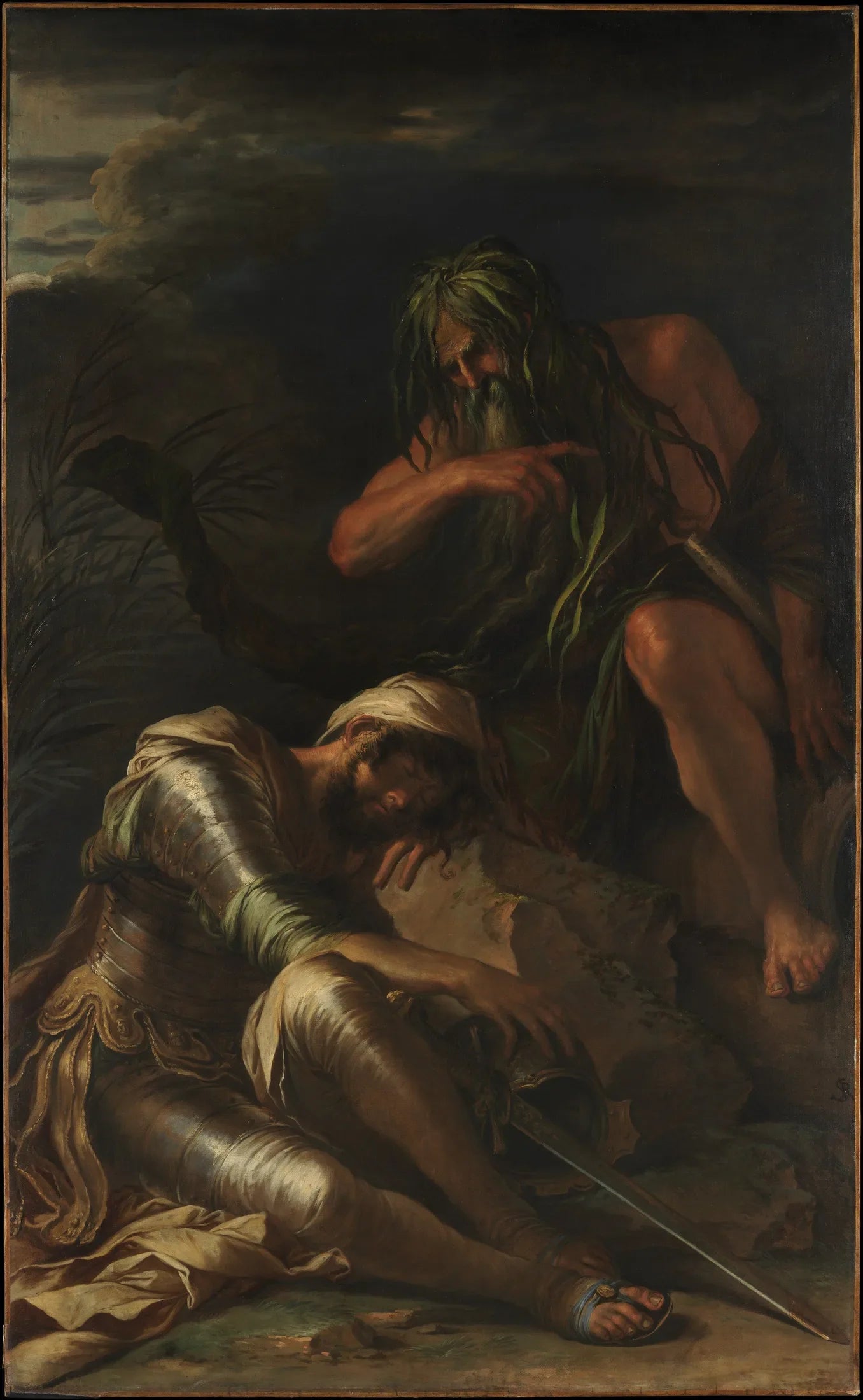 Le Songe d'Énée - Salvator Rosa image 1 copie peinte à la main à l’huile