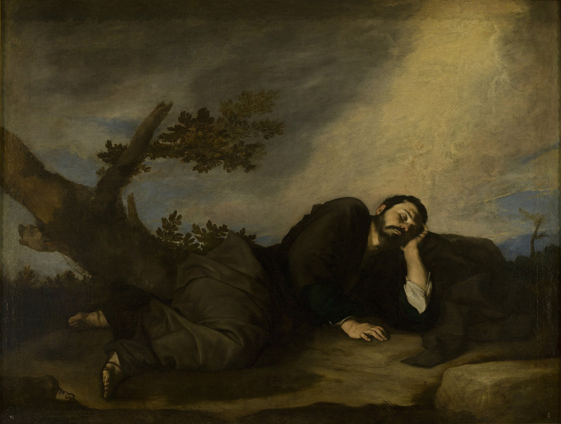 Le Songe de Jacob - Jusepe de Ribera image 1 copie de tableau peinte à la main