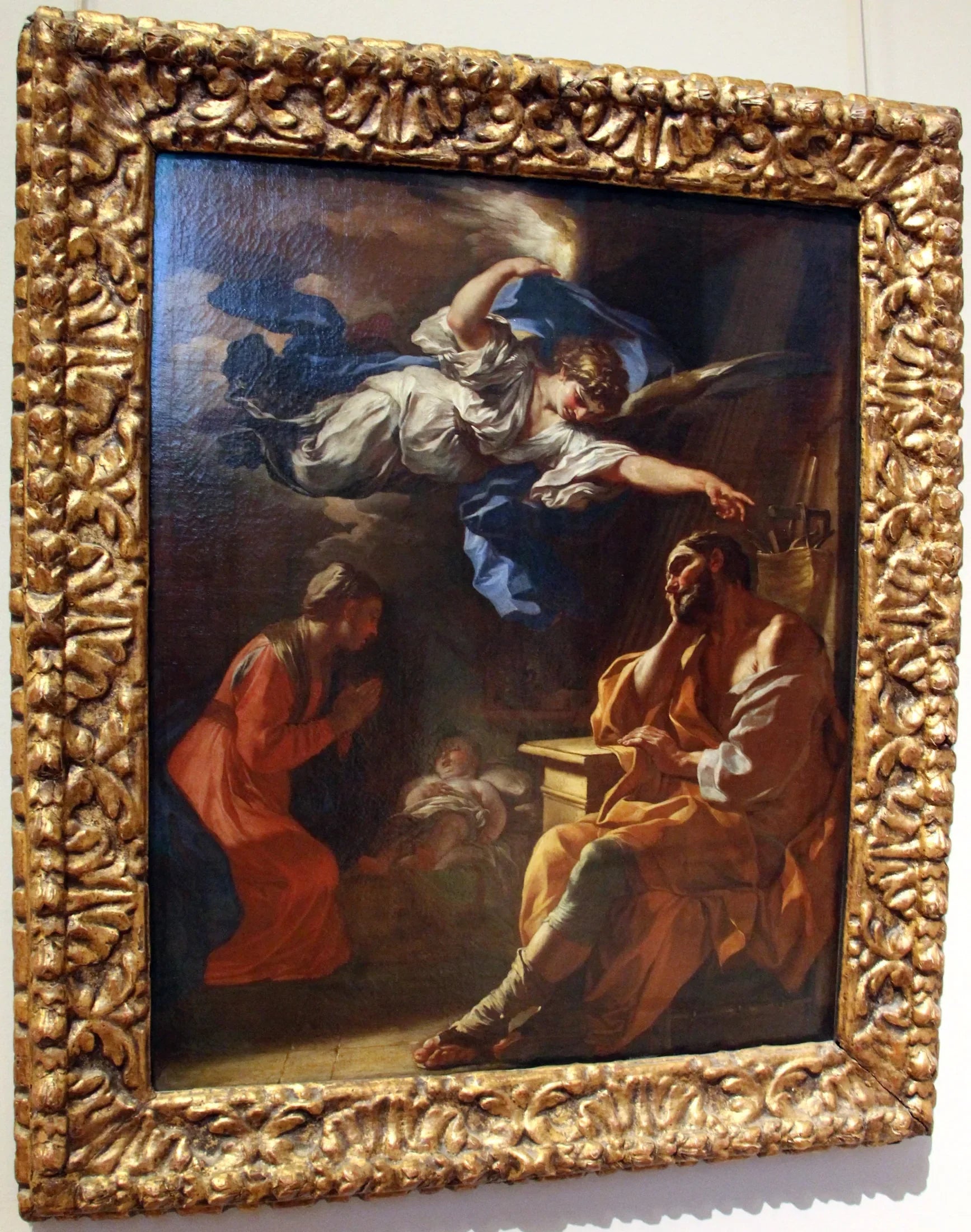 Le Songe de saint Joseph - Francesco Solimena image 1 reproduction de peinture à l’huile
