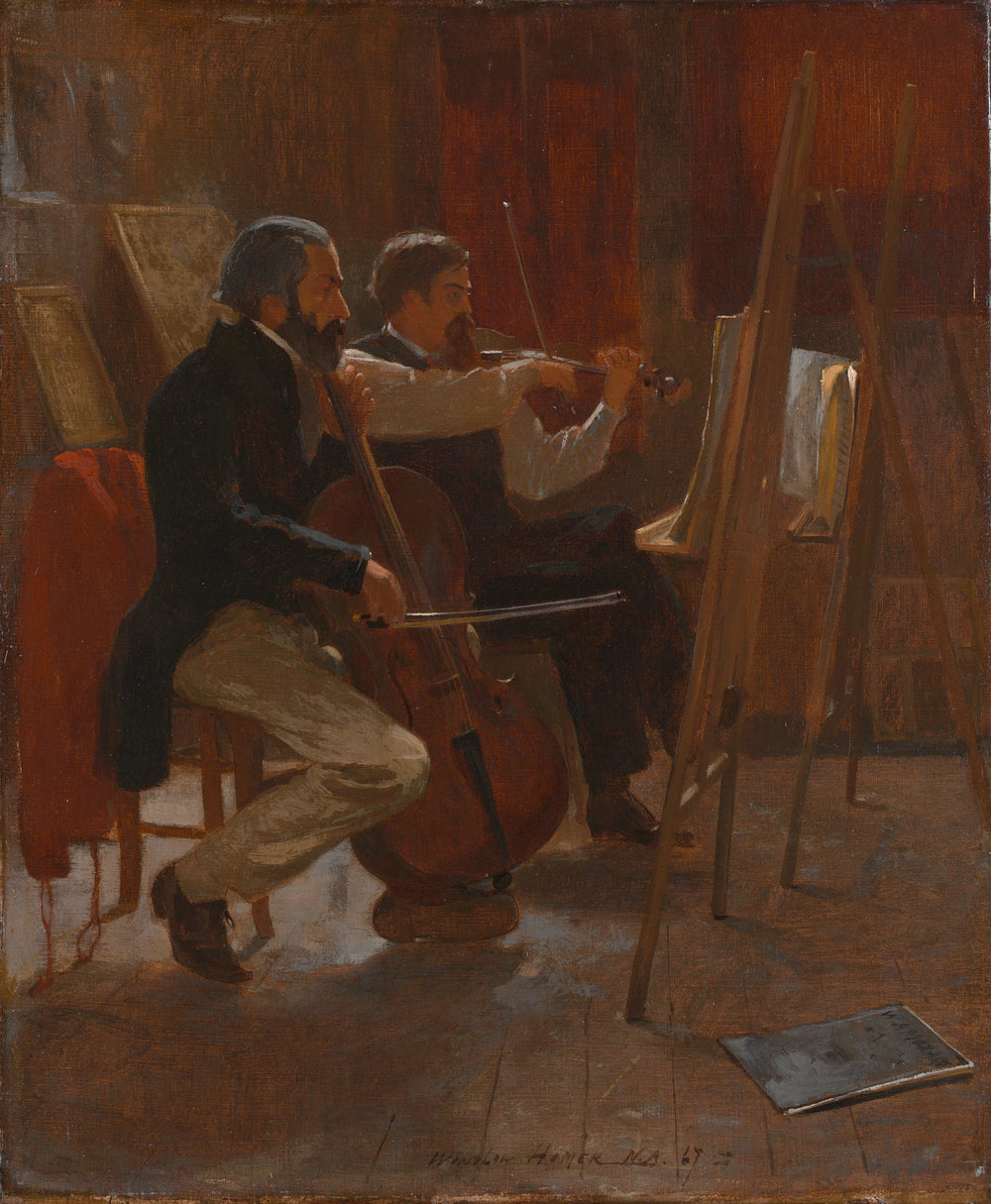 Le Studio - Winslow Homer image 1 tableau peint à l’huile sur toile