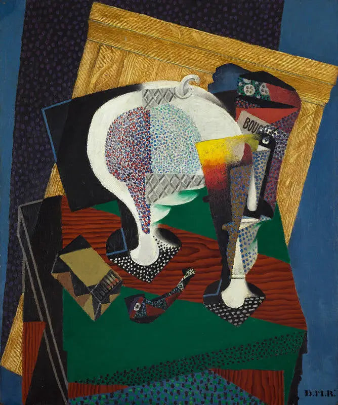 Le sucrier et les bougies - Diego Rivera image 1 reproduction d’œuvre d’art à l’huile