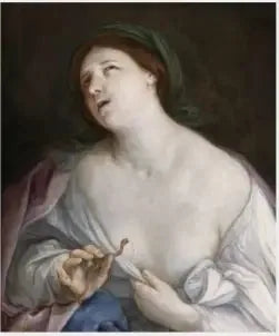 Le suicide de Cléopâtre - Guido Reni image 1 tableau peint à l’huile sur toile