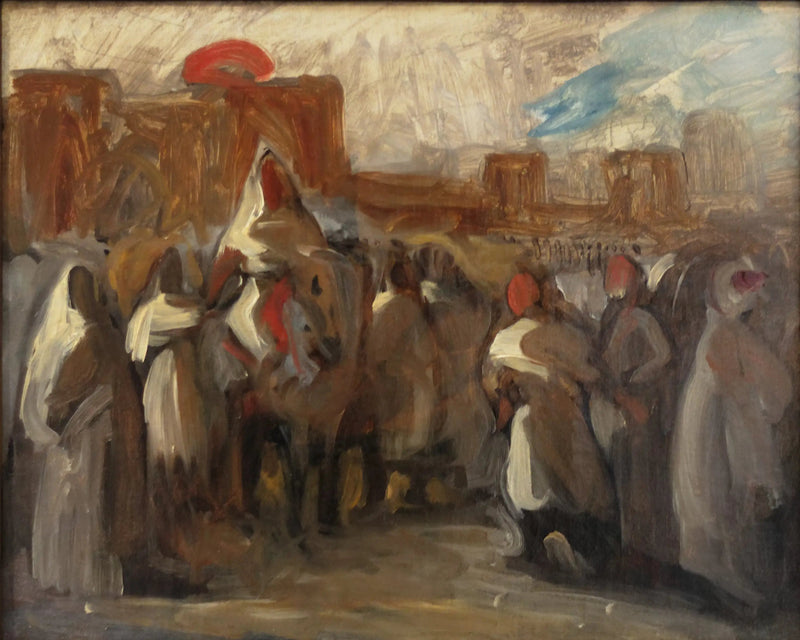 Le sultan du Maroc Moulay Abd-er-Rahmane recevant le comte de Mornay ambassadeur de France - Eugène Delacroix