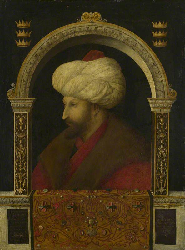 Le Sultan Mehmet II - Gentile Bellini image 1 copie de tableau peinte à la main