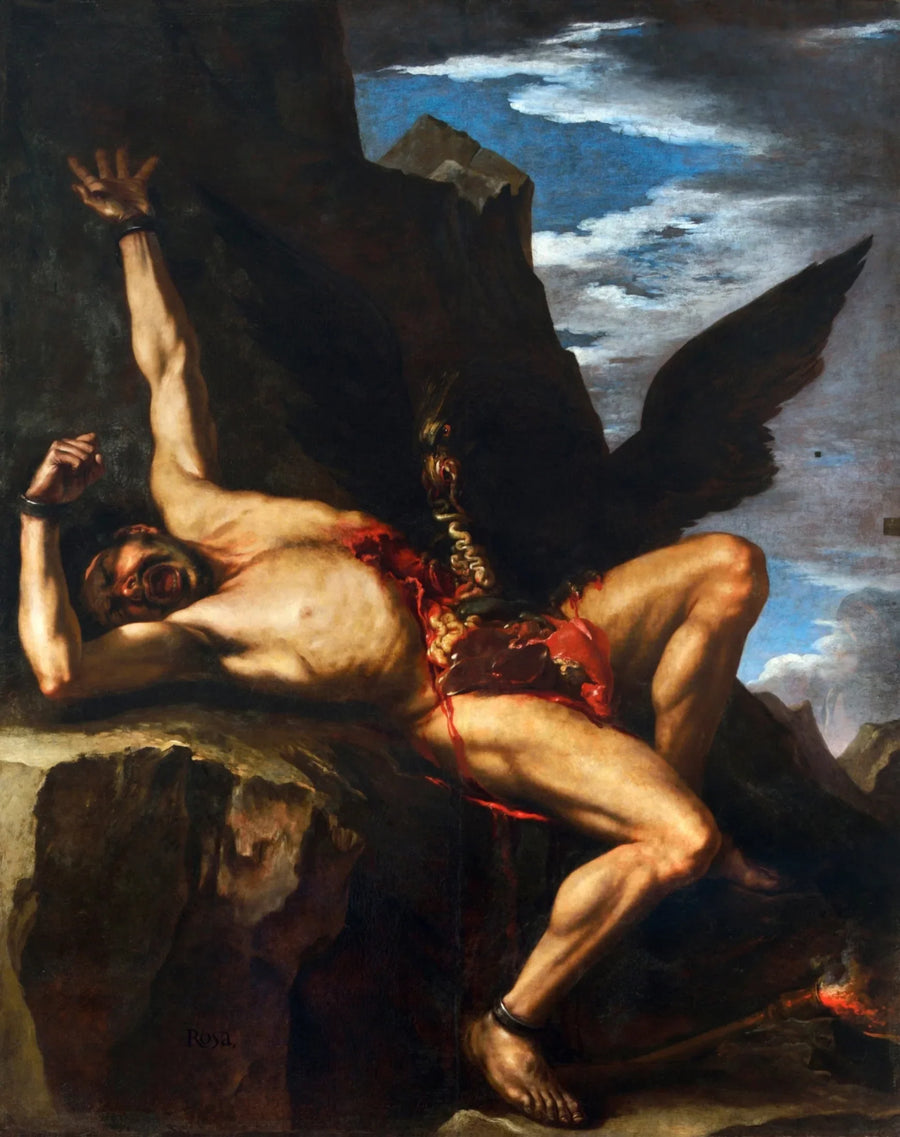 Le supplice de Prométhée - Salvator Rosa