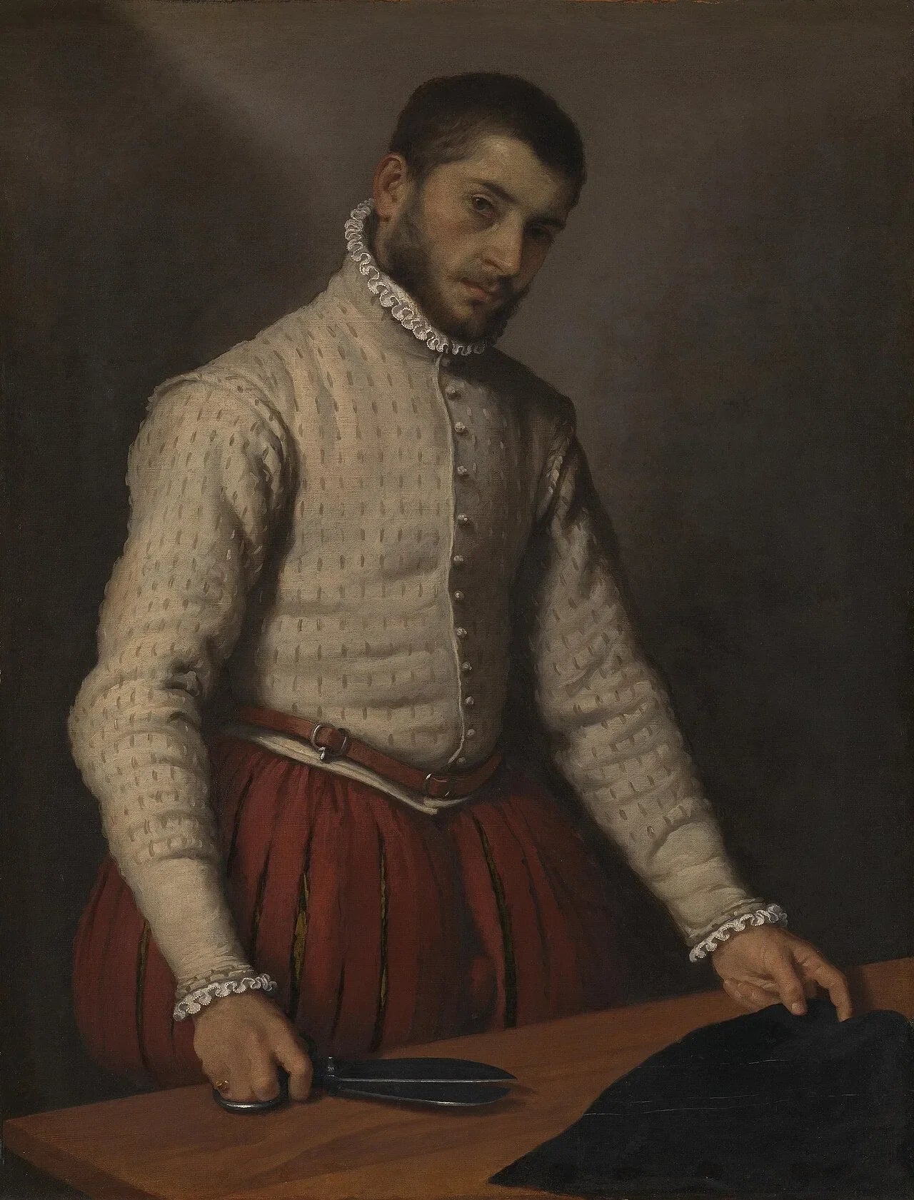 Le Tailleur - Giovanni Battista Moroni image 1 reproduction de peinture à l’huile