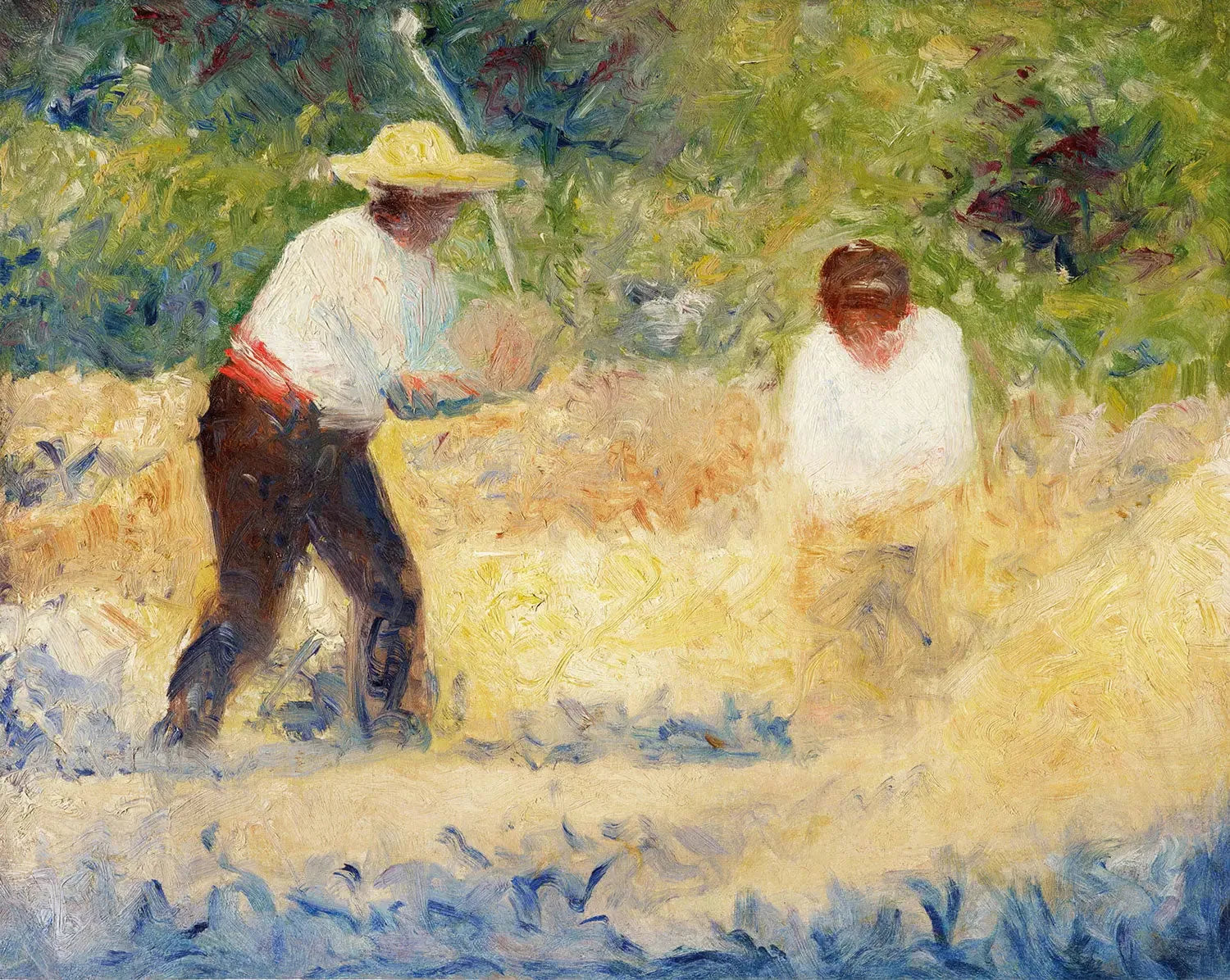 Le tas de pierres - Georges Seurat image 1 copie de tableau peinte à la main