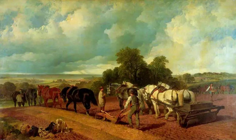 Le temps des semences - John Frederick Herring, Sr. image 1 reproduction réalisée par Alpha Reproduction