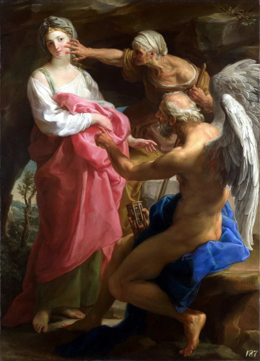 Le Temps ordonne à la Vieillesse de détruire la Beauté - Pompeo Batoni