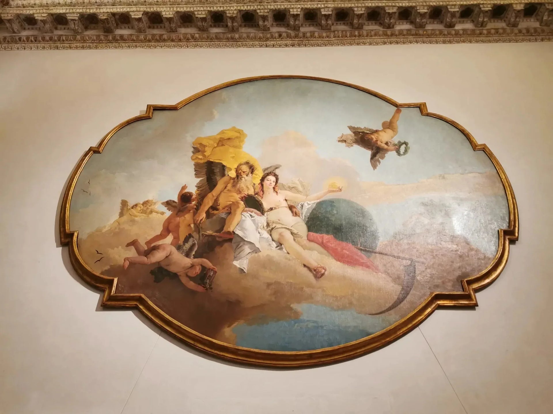 Le temps révèle la vérité - Giovanni Battista Tiepolo image 1 tableau peint à l’huile sur toile
