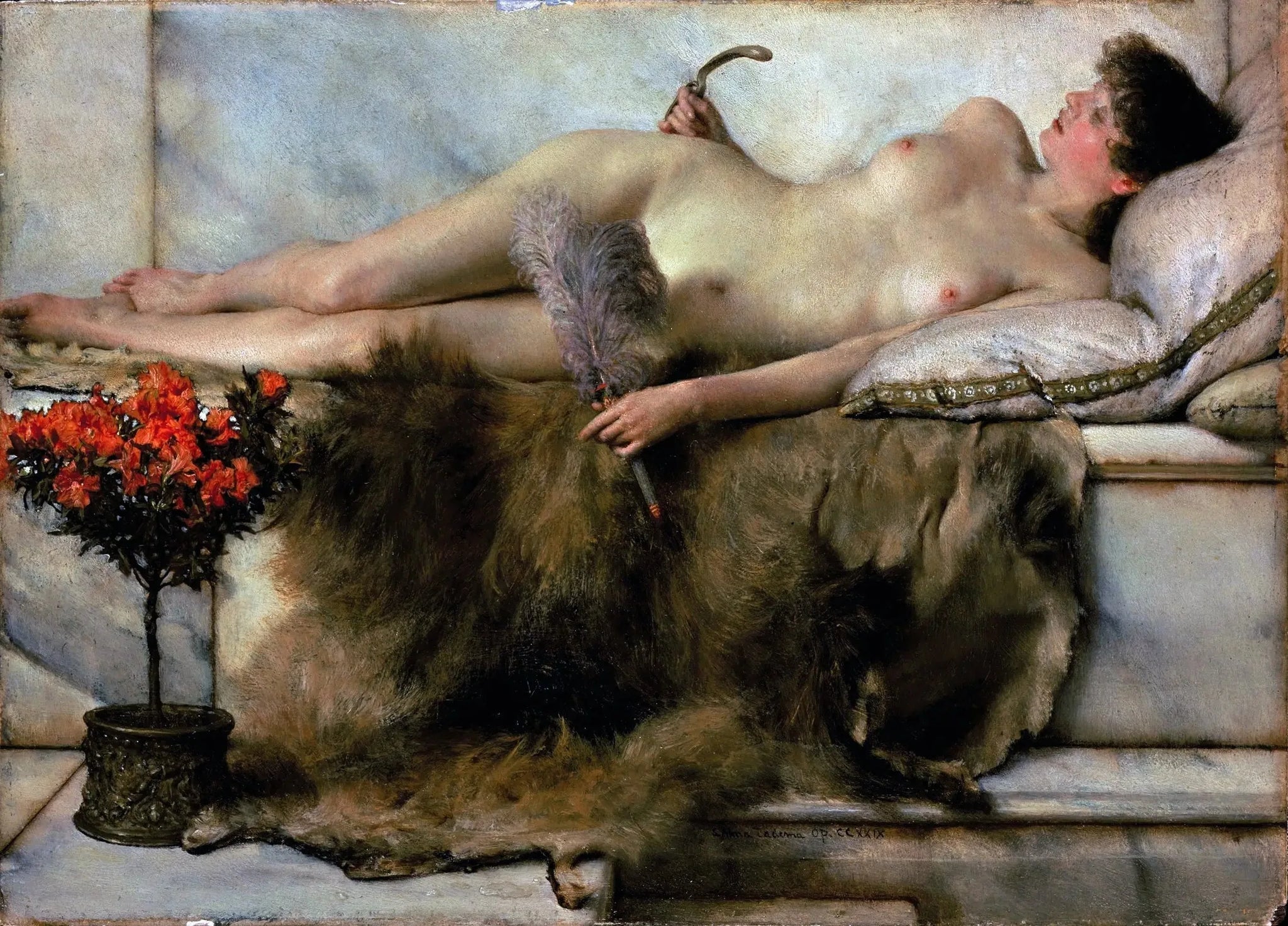 Le Tepidarium - Lawrence Alma-Tadema image 1 copie peinte à la main à l’huile