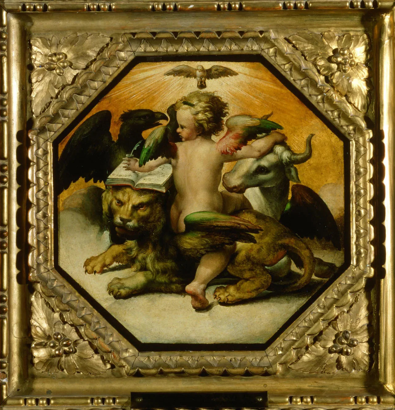 Le Tétramorphe - Giulio Romano image 1 reproduction d’œuvre d’art à l’huile