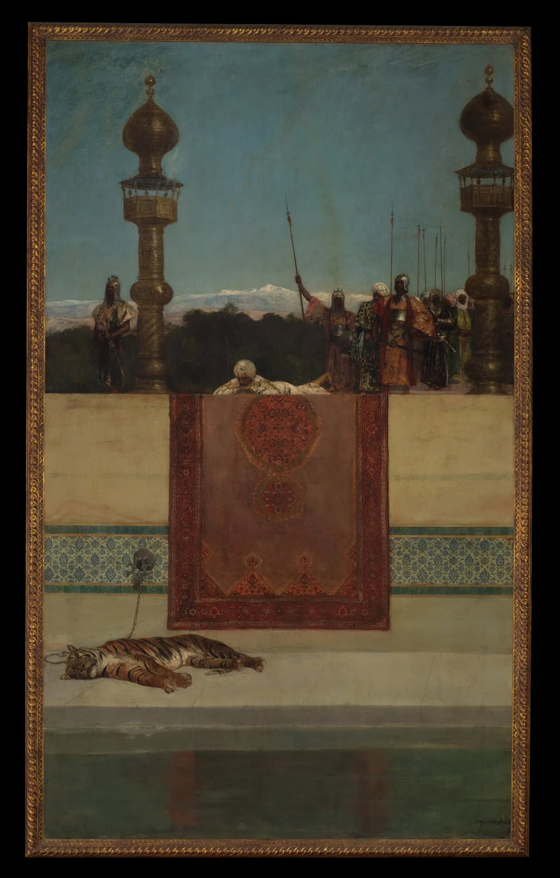 Le tigre du sultan - Jean-Joseph Benjamin-Constant