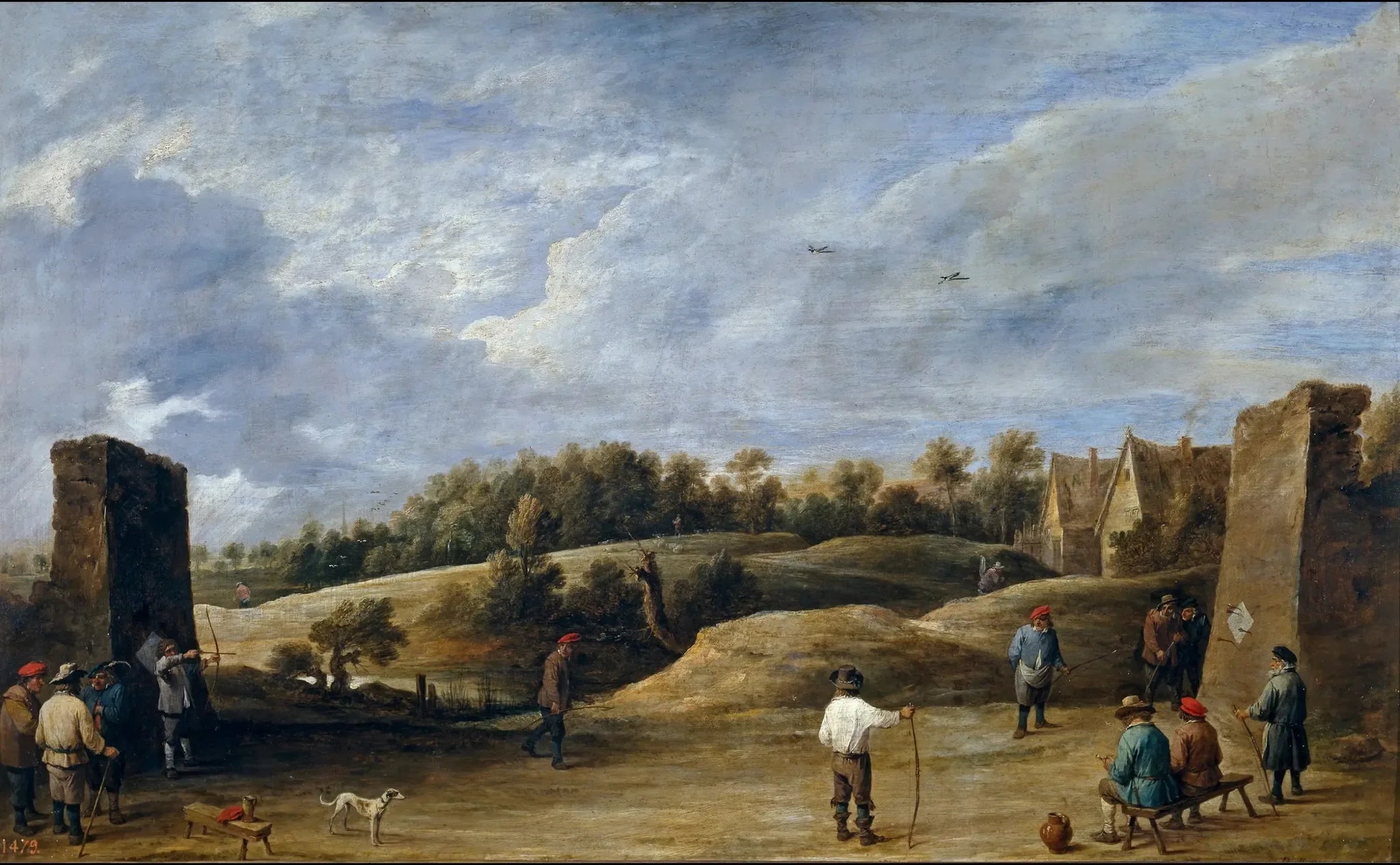 Le Tir à l'arc - David Teniers le Jeune image 1 copie de tableau peinte à la main