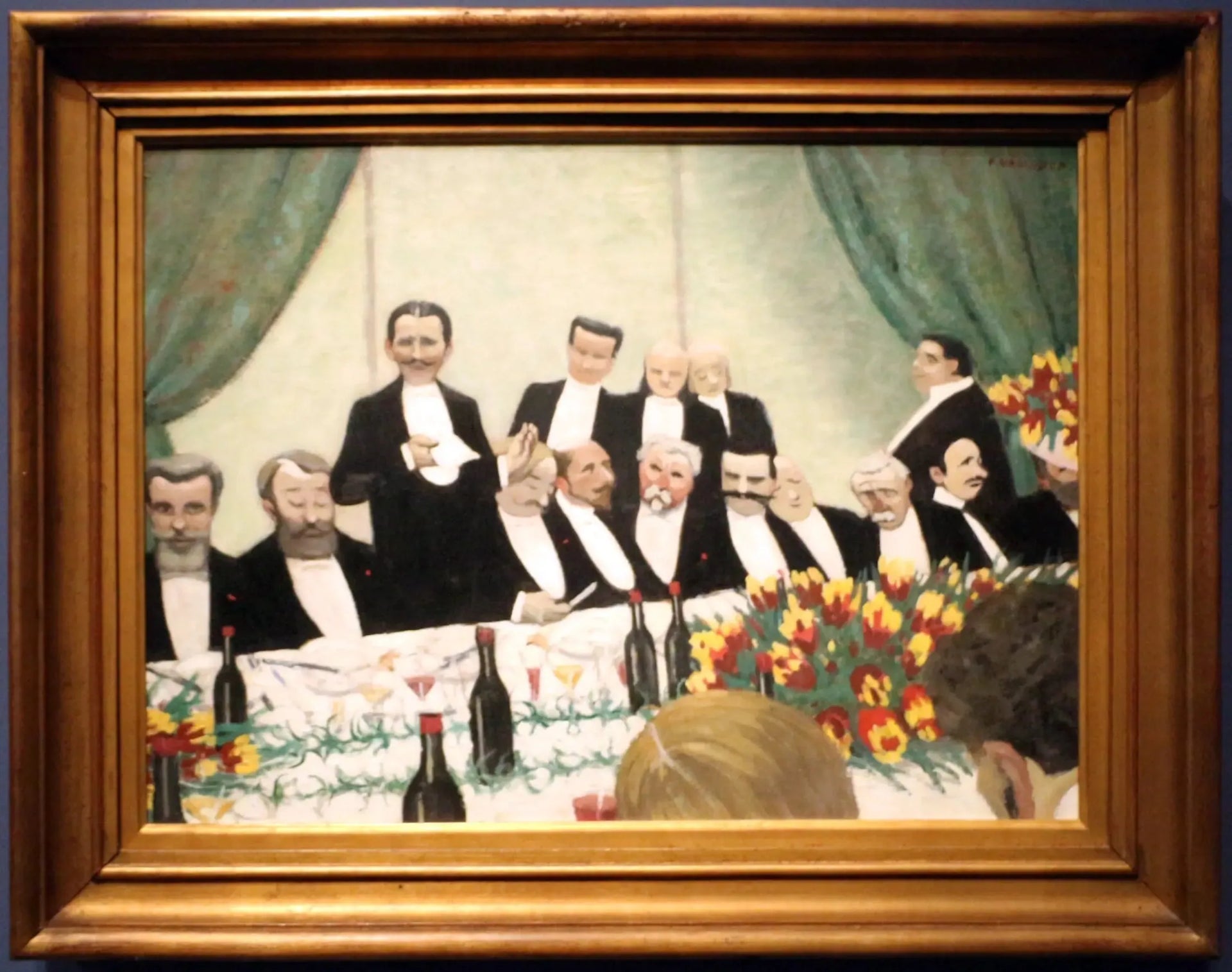 Le Toast - Félix Vallotton image 1 reproduction réalisée par Alpha Reproduction