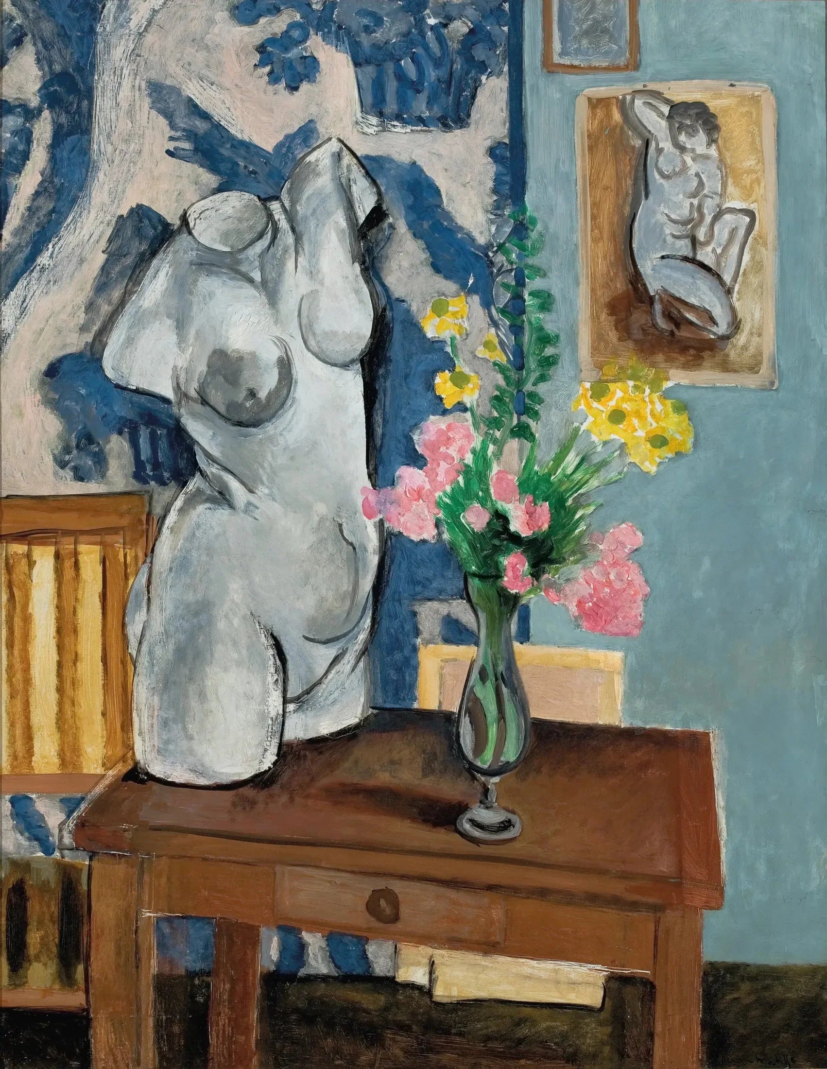 Le Torse en plâtre - Henri Matisse image 1 reproduction de peinture à l’huile