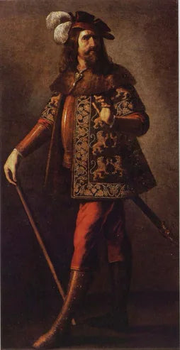 Le traître Ruy Velázquez - Francisco de Zurbarán image 1 copie peinte à la main à l’huile
