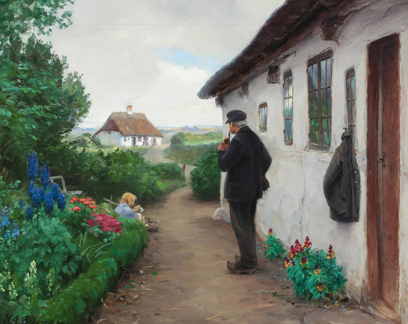 Le travailleur routier Chr. Larsen de Jyllinge. - H. A. Brendekilde