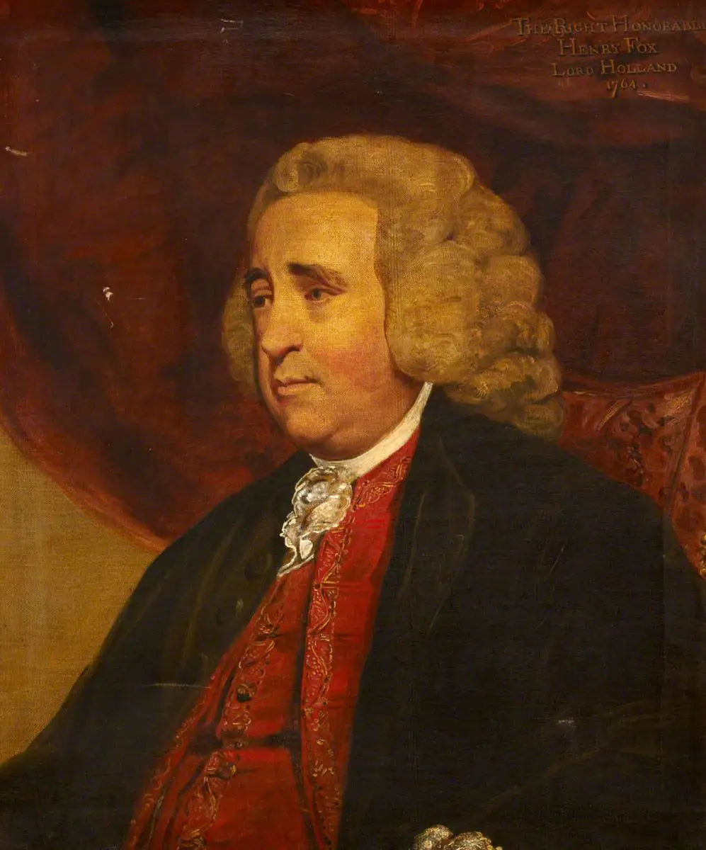 Le très honorable Henry Fox (1705–1774), 1er Lord Holland - Joshua Reynolds image 1 copie de tableau peinte à la main