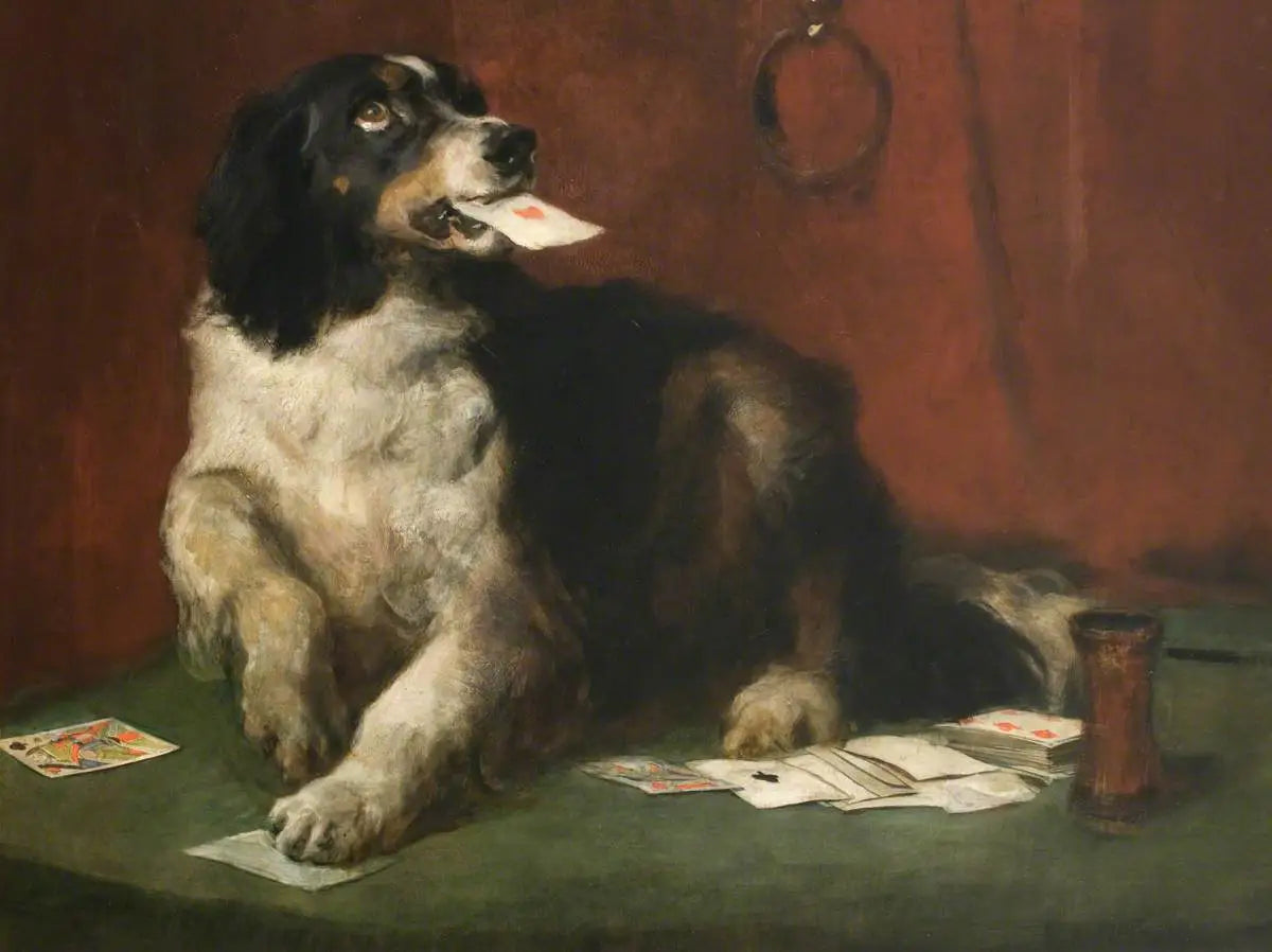Le Trickster - Edwin Henry Landseer image 1 reproduction de peinture à l’huile